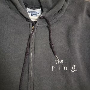 Vintage 2002 The Ring Movie Crew Promo Hoodie Size Large Horror Thriller Rare